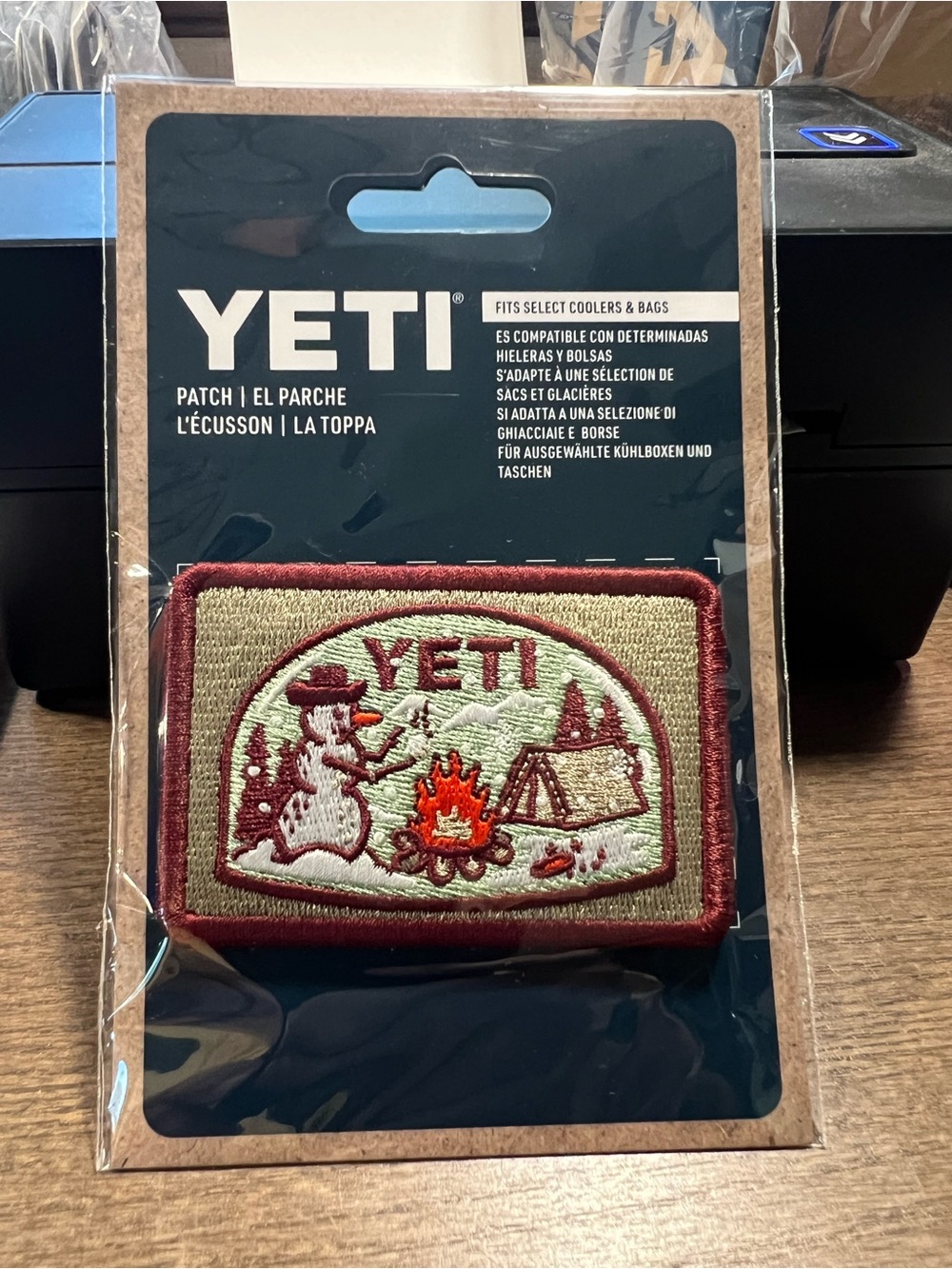 Yeti Patch Let’s get toasty- Snowman
